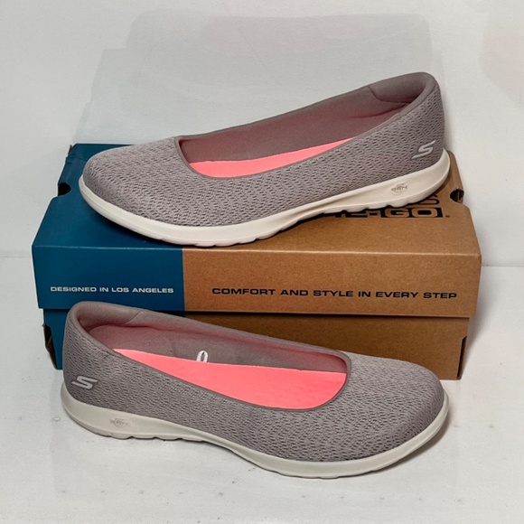 Skechers GOwalk Lite Blossom Washable Knit Skimmers - Picture 4 of 7